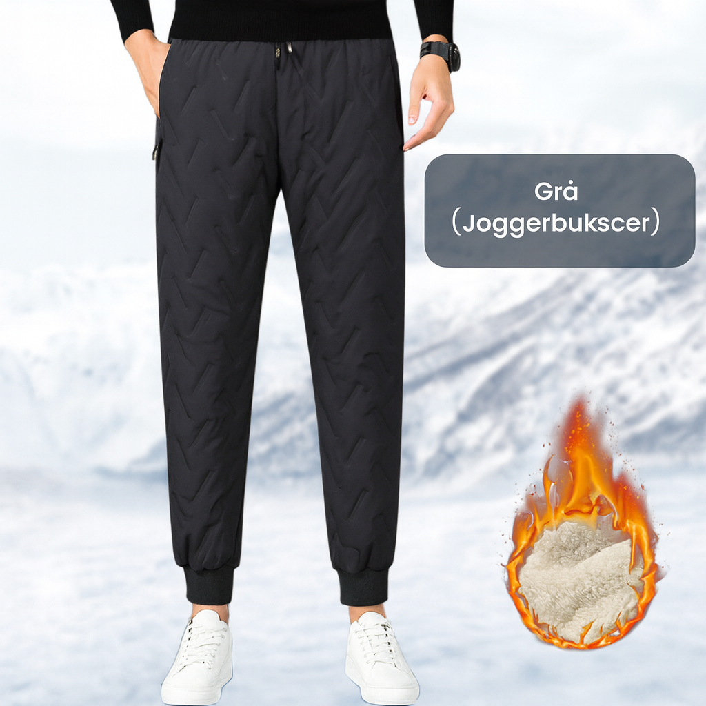 Premium Unisex Vandtætte Bukser med Fleecefor